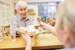 kavárna v teplickém domově pro seniory