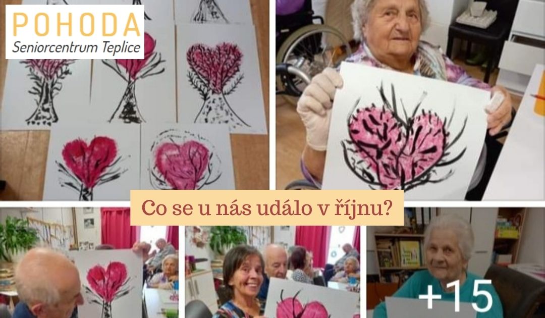 domov důchodců v říjnu